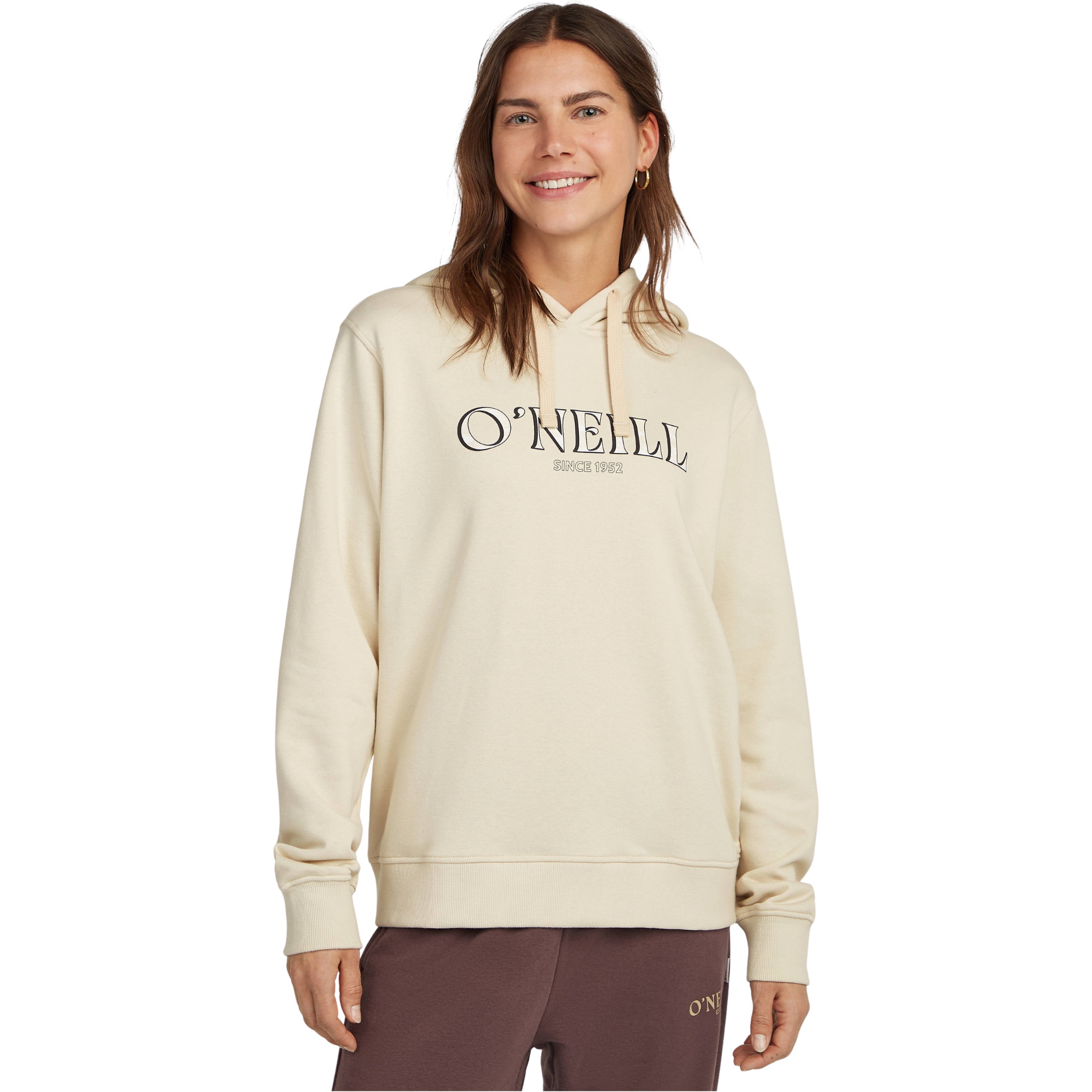 2026 O'Neill Womens Graphic Hoodie 1750137 - Linen White